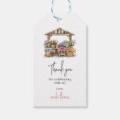 Bruidsfeest 'Ze is getrouwd' Cadeaulabel (Voorkant)