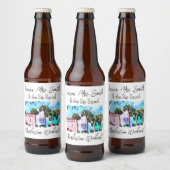 Bruidsfeestje Charleston Bier Etiket (Flessen)