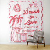 Bruidsfeestje Drunk in Love Wandkleed (In situ)