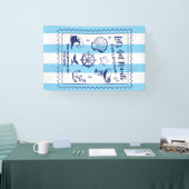 Bruidsfeestje op het strand Laten we ondeugend zij Spandoek (Beurs)