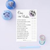 Bruidsfeestkaart Orchidee Over of Onder Flyer (Enkel)