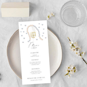 Bruidsfeestmenu met Parels en Prosecco Menu