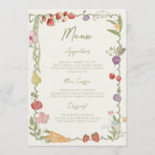 Bruidsfeestmenu Rechtstreeks van de Markt Menu (Voorkant)