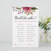 Bruidsfeestspel: 'Flowers Would She Rather' (Staand voorkant)