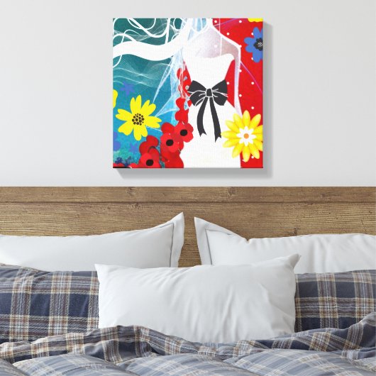 Bruidsgeluk Canvas Afdruk (Insitu (Slaapkamer))