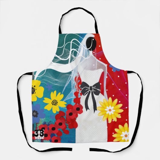 Bruidsgeluk Schort (Voorkant)