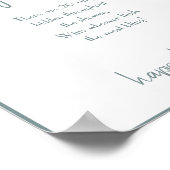 Bruidsjacht Bruidsborrel Spelbord Poster (Hoek)