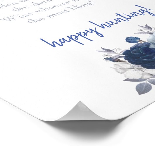 Bruidsjacht Bruidsjuryspel Bord Poster (Hoek)