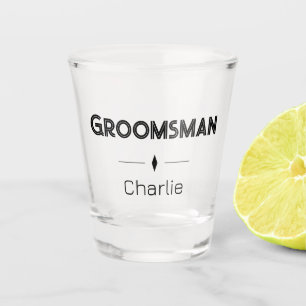 Bruidsjonker Black Diamond Persoonlijke Trouwparti Shot Glas