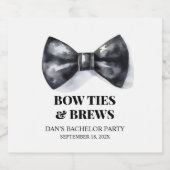 Bruidsjonker Das Feest  Bier Etiket (Enkel label)