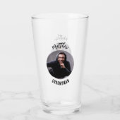 Bruidsjonker foto vrijgezellenfeest glas (Achterkant)