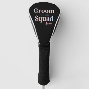 bruidsjonker vrijgezellenfeest voeg naam toe moder golfheadcover