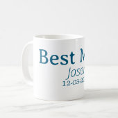 bruidsjonker vrijgezellenfeest voeg naam toe moder koffiemok (Voorkant links)