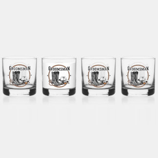 Bruidsjonker whisky glas