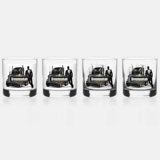 Bruidsjonker whisky glas