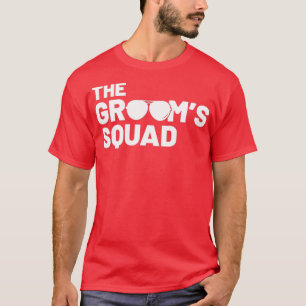 Bruidsjonkers Bruidegom Hurken Mannen vrijgezellen T-shirt