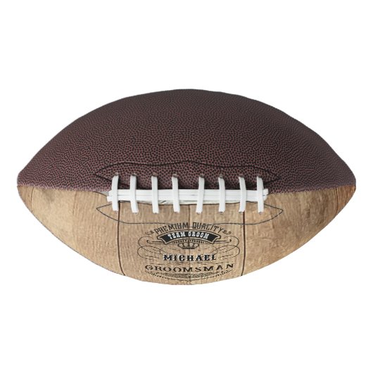 Bruidsjonkers cadeaus american football (Voorkant)