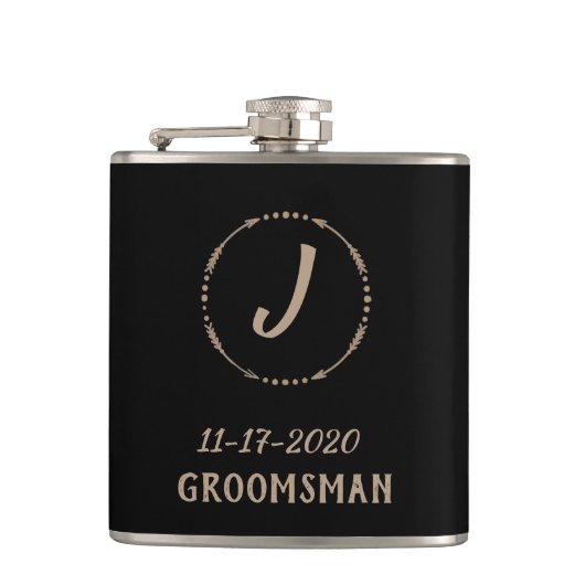 Bruidsjonkers cadeaus heupfles (Voorkant)