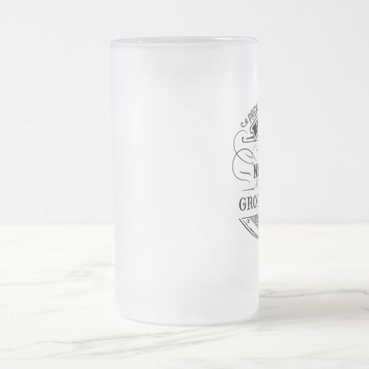 Bruidsjonkers cadeaus matglas bierpul (Center)