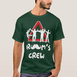 Bruidsjonkers Crew Bruidegom Bruidsjonkers Afschei T-shirt