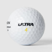 Bruidsjonkers Huwelijk Typografie Modern Sport  Golfballen (Logo)