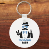 Bruidsjonkers The Bachelor Bash - Bruidegom Spreuk Sleutelhanger (Voorkant)