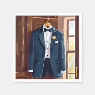 Bruidsjonkers Tuxedo   Trouwen vrijgezellenfeest W Servet