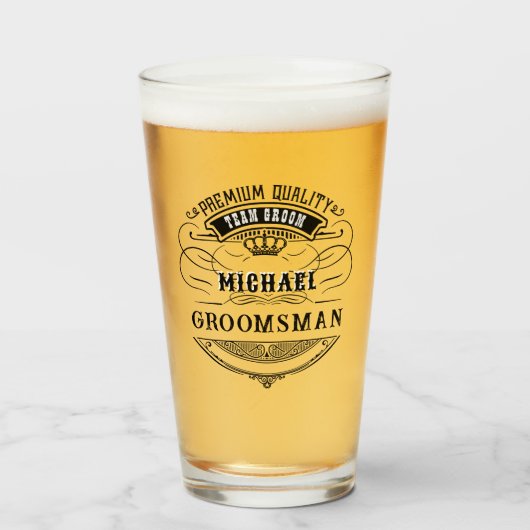 Bruidsjonkerscadeaus Glas (Voorkant gevuld)