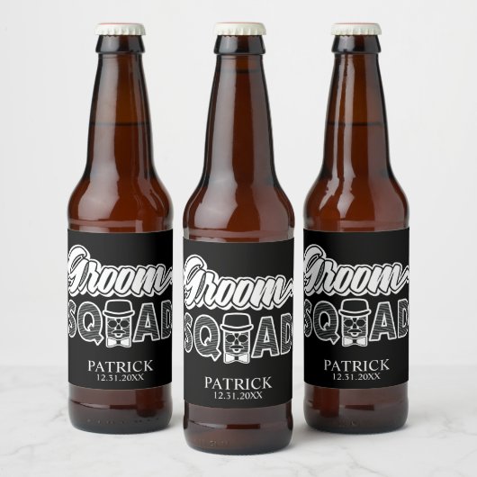 Bruidsjonkerstam Bierfleslabels Bier Etiket (Flessen)