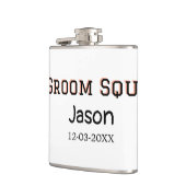 Bruidsjonkersteam bruidsjonker vrijgezellenfeest v heupfles (Links)