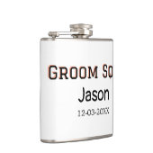 Bruidsjonkersteam bruidsjonker vrijgezellenfeest v heupfles (Rechts)