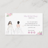 Bruidsjurk, Bruidsstylist, Visitekaartje (Voorkant)