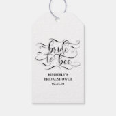 Bruidsjurk Bruiloft Feest Cadeaulabel (Achterkant)