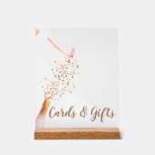 Bruidsjurk Bruiloftsshower Kaarten en Cadeaus Acryl Bord (Voorkant)