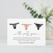 Bruidsjurk lingerie spel kaart ondergoed (Staand voorkant)