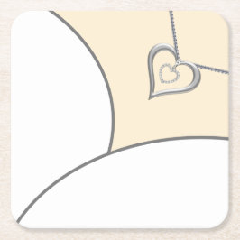 Bruidsjurk onderzetters