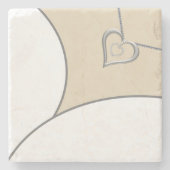 Bruidsjurk Onderzetters (Voorkant)