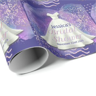 Bruidsjurk Paars & Roze Goud Glam voor Bruidsmeisj Cadeaupapier