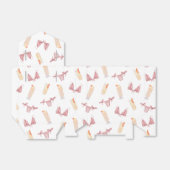 Bruidsjurk & Palomas Bruidsbad Bruidsmeisjes Bedankdoosjes (Uitgevouwen)