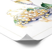 Bruidsjurk Parels & Prosecco Raadspel Poster (Hoek)