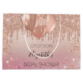 Bruidsjurk roze rozen ballonnen groot cadeauzakje (Achterkant)