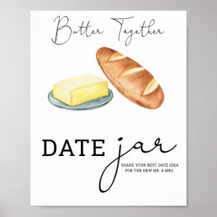 Bruidsjurk Samen Bruiloft Datum pot bruiloft spel Poster
