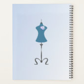 Bruidsjurk veranderingen blauw planner (Achterkant)