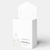 Bruidsjurk witte gouden glinsterende jurk dank je bedankdoosjes (Geopend)