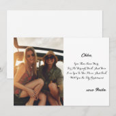 BRUIDSMAIDJES AANPASSBARE VOORSTEL KAART SJEESJ (Voorkant / Achterkant)