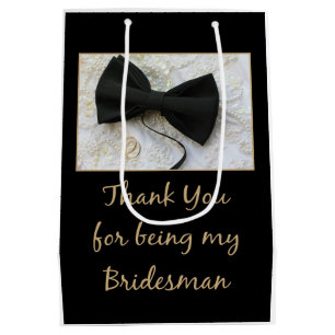 Bruidsman dank u medium cadeauzakje