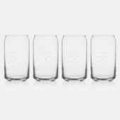 bruidsmeisje aangepaste gepersonaliseerde namen br blikvorm glas (Achterkant)