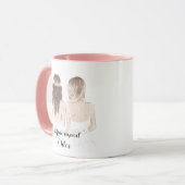 bruidsmeisje aangepaste mok (Voorkant links)