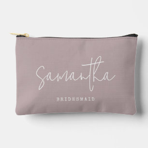 Bruidsmeisje Aangepaste Naam Script Pastel Lila Pa Etui