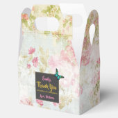 Bruidsmeisje Bedankt w / Vlinder op Collage Bedankdoosjes (Geopend)